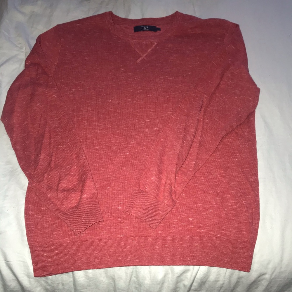 J crew red sweater size large